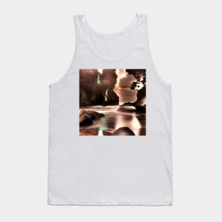 Coastal landscape Alien World Photo Tank Top